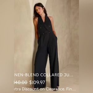 NWT Black Banana Republic jumpsuit